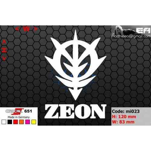 ea cutting sticker / decal    Code: mi023    ( zeon )