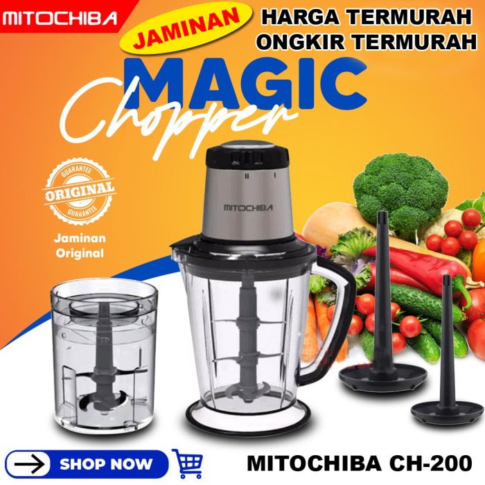 Mitochiba Ch 200 Food Chopper Magic Blender