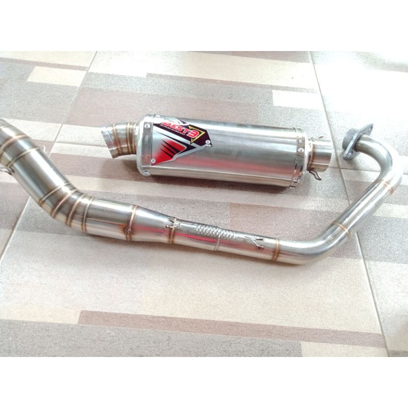 knalpot racing best3 oval pnp vivsen scorpio byson gl pro verza mega pro cb cbr150 dll