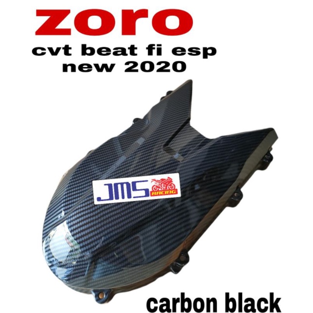 tutup cover carbon cvt filter hawa cvt keong kipas dan cover knalpot beat deluxe 2020 beat street new 2020 Scoopy 2020 genio zoro