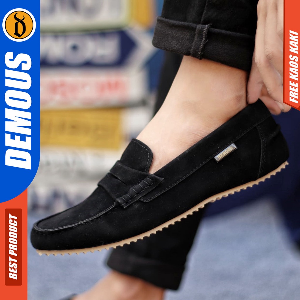 DEMOUS NOAH Sepatu Casual Slip On Pria