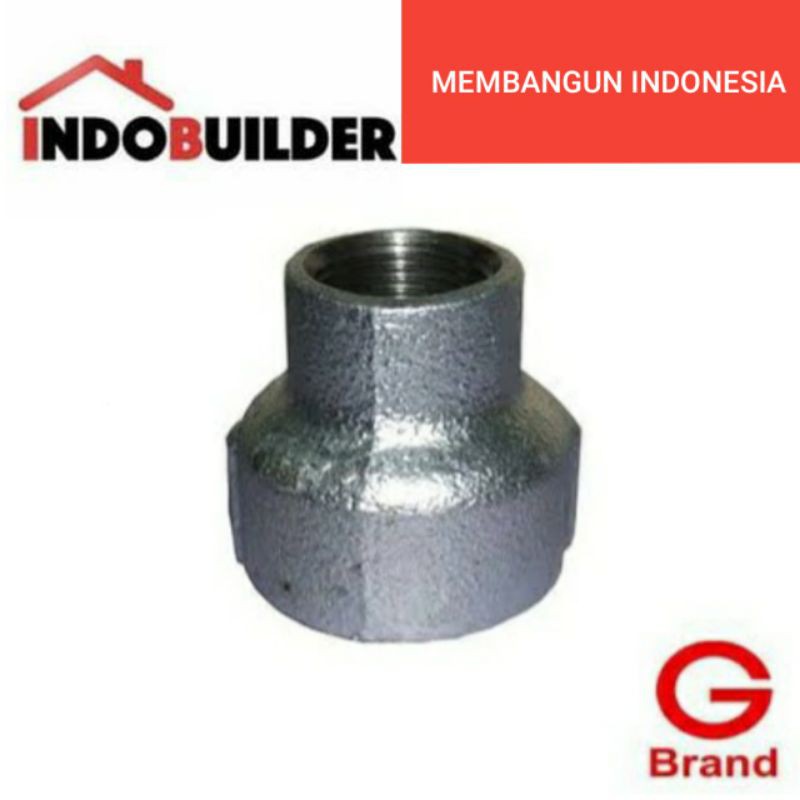 VLOK SOK BESI GALVANIS SNI / REDUCER SOCKET BESI