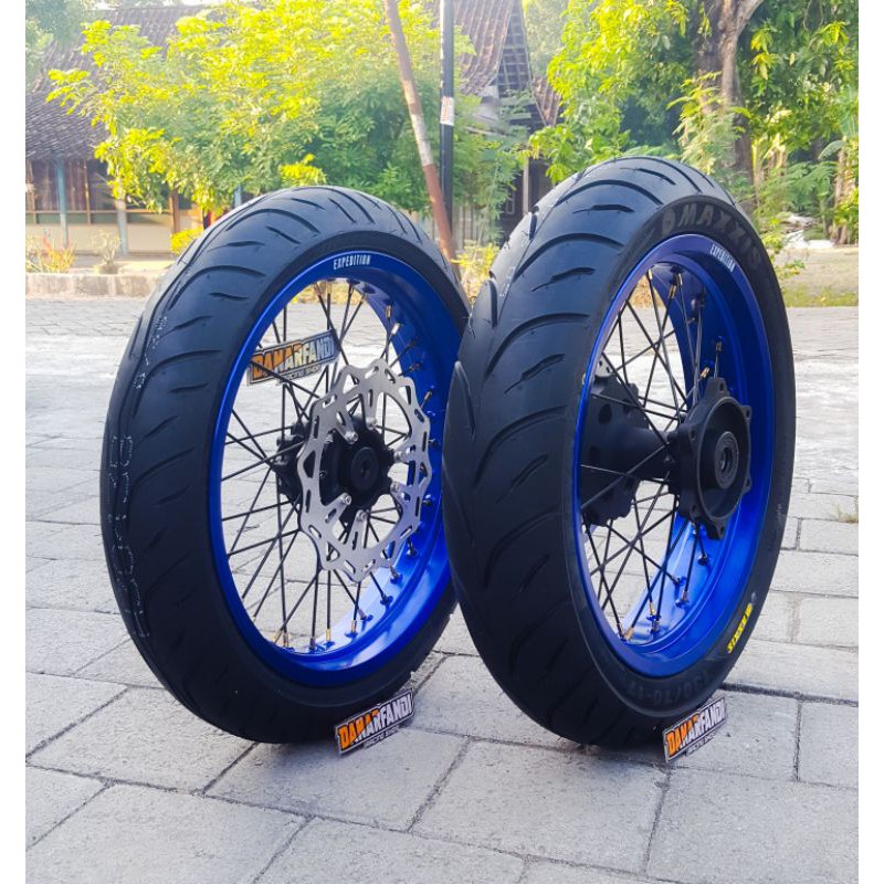 WHEELSET SUPERMOTO YAMAHA WR155