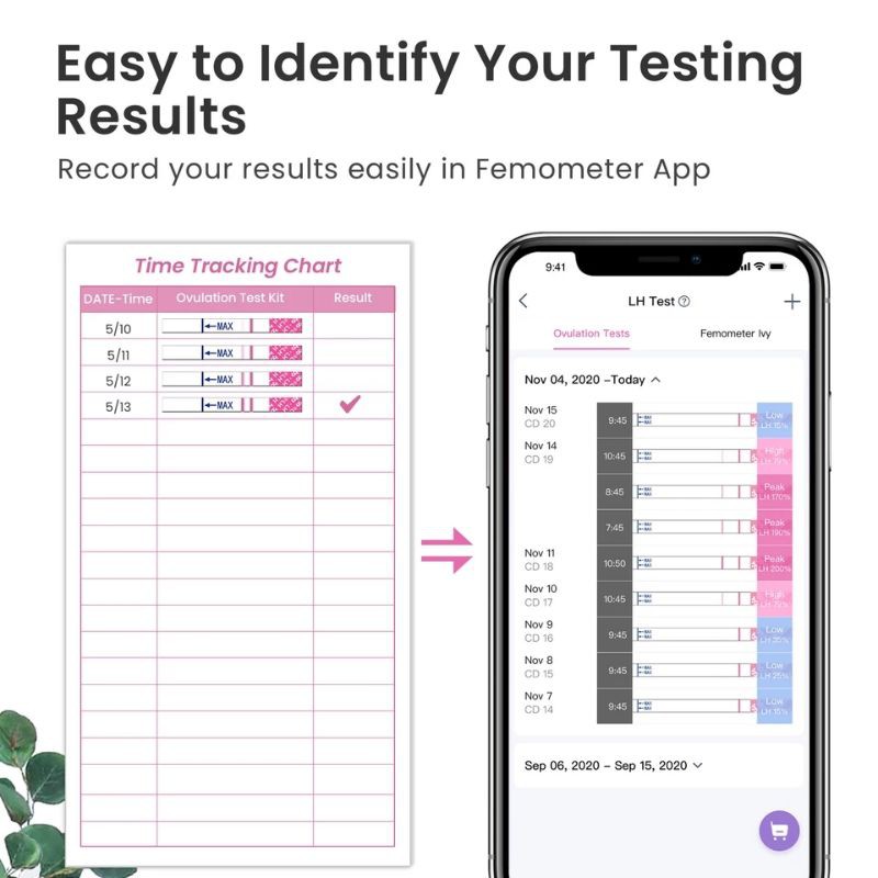 LH Ovulation Test Pack Strip Alat Tes Kesuburan Ovulasi HCG Ovutest Kehamilan Hamil Femometer