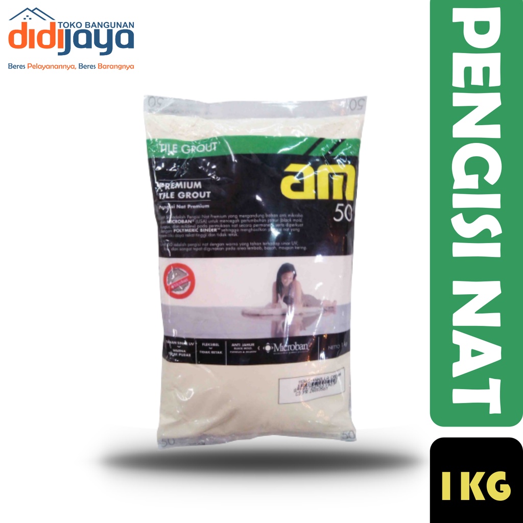 AM 50 Semen Pengisi Nat Premium Tile Grout