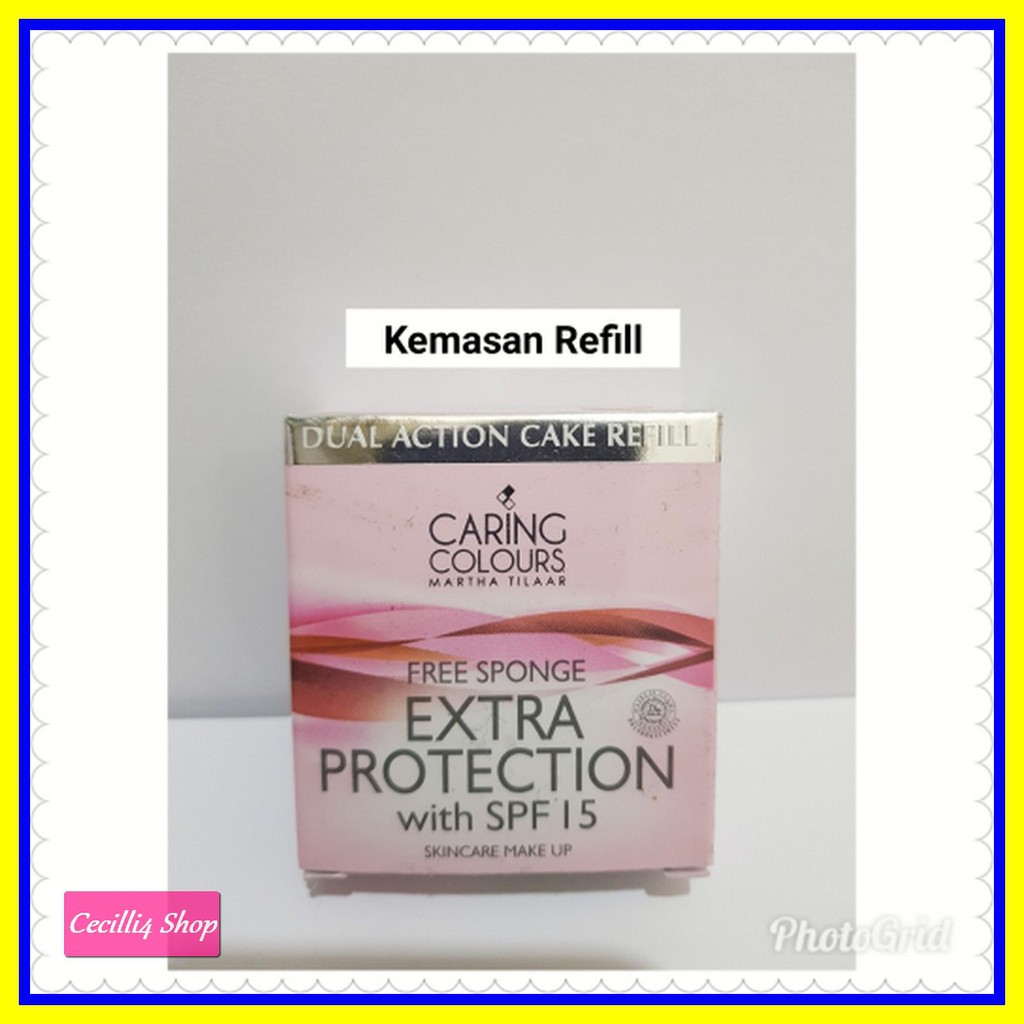 [HOT SALE] Caring Colours Refill Dual Action Cake Extra Protection Spf 15