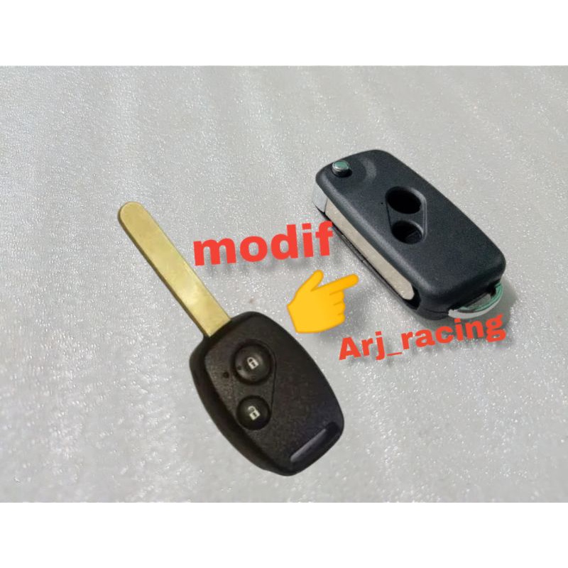 BAHAN duplikat kunci remot lipat mobil honda jazz crv brio mobilo city civic