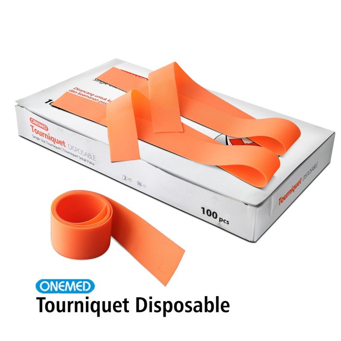 Tourniquet disposable box'100s Onemed OJ