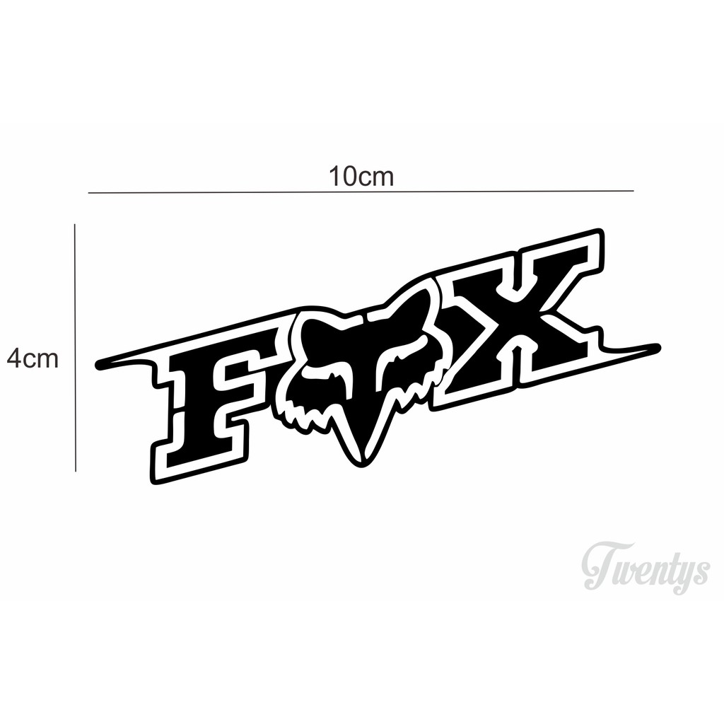 

STIKER FOXS CUTTING STIKER VINYL DECAL