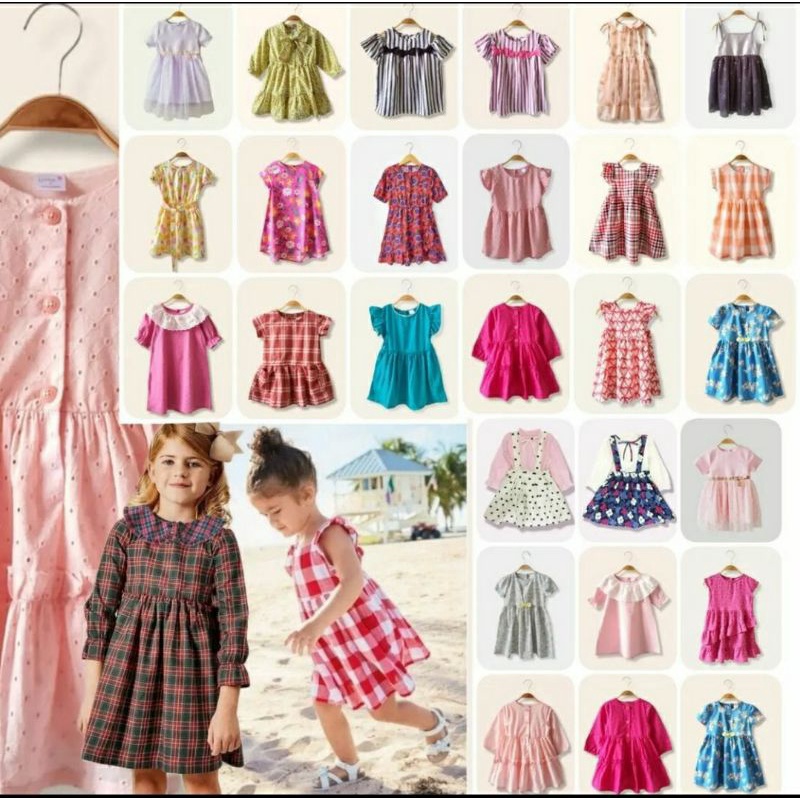 Dress Anak Perempuan Little K 2-10 Tahun