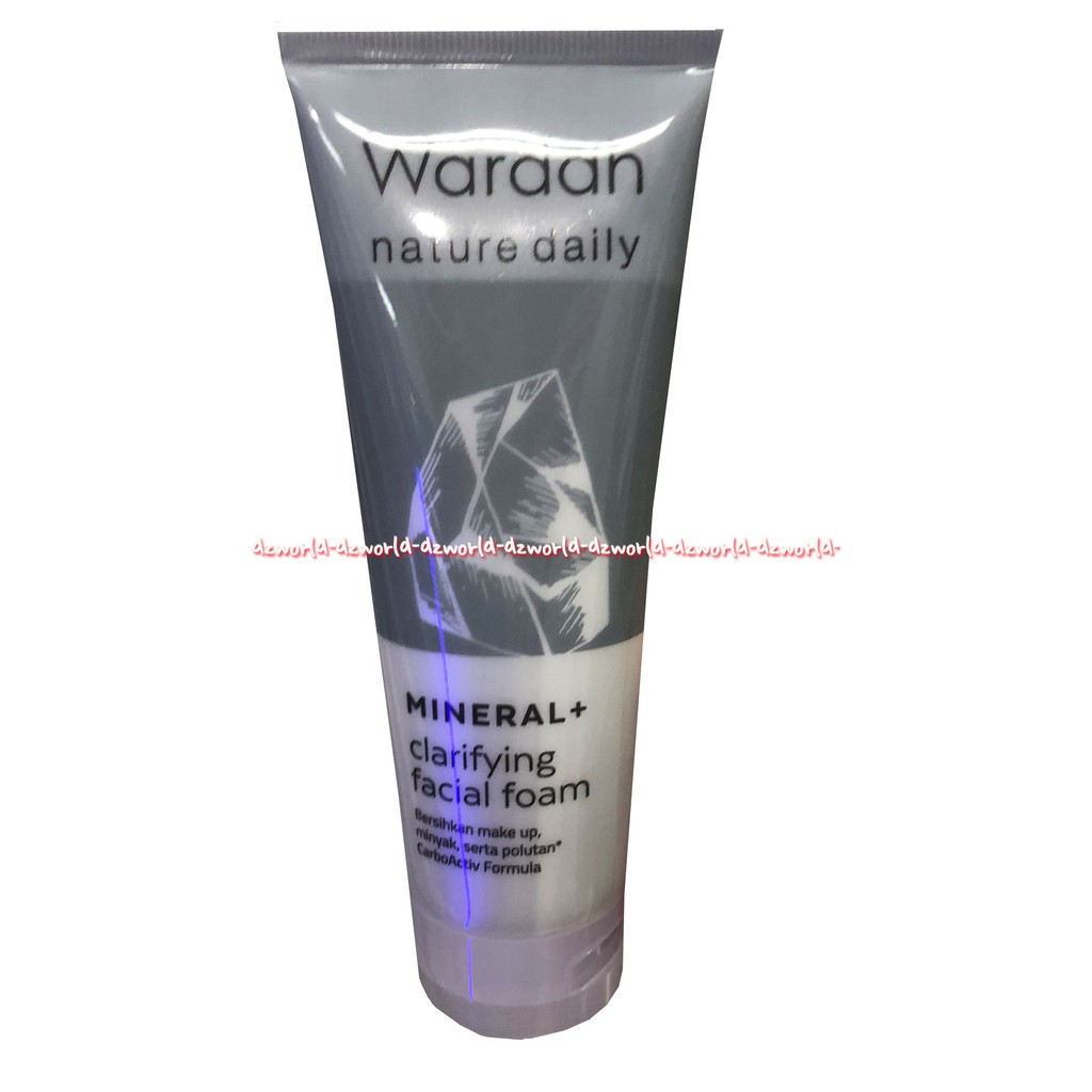 Wardah Nature Daily Mineral Clarifying Facial Foam Sabun Pembersih Wajah 100ml