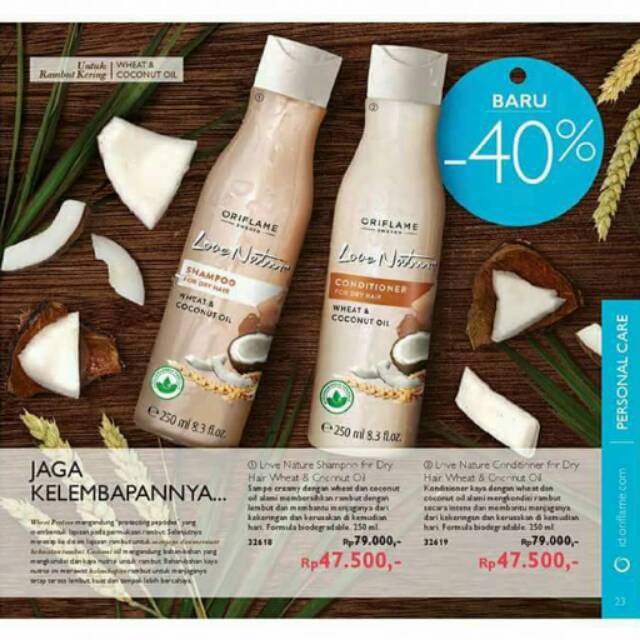 Oriflame shampo dan conditioner