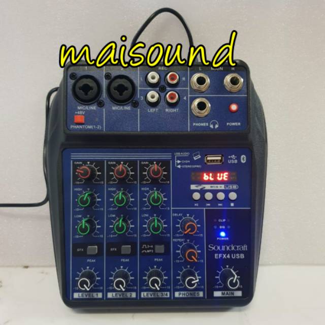 MIXER AUDIO SOUNDCRAFT EFX4 USB SOUNDCRAFT EFX4USB 4 CHANNEL BLUETOOTH
