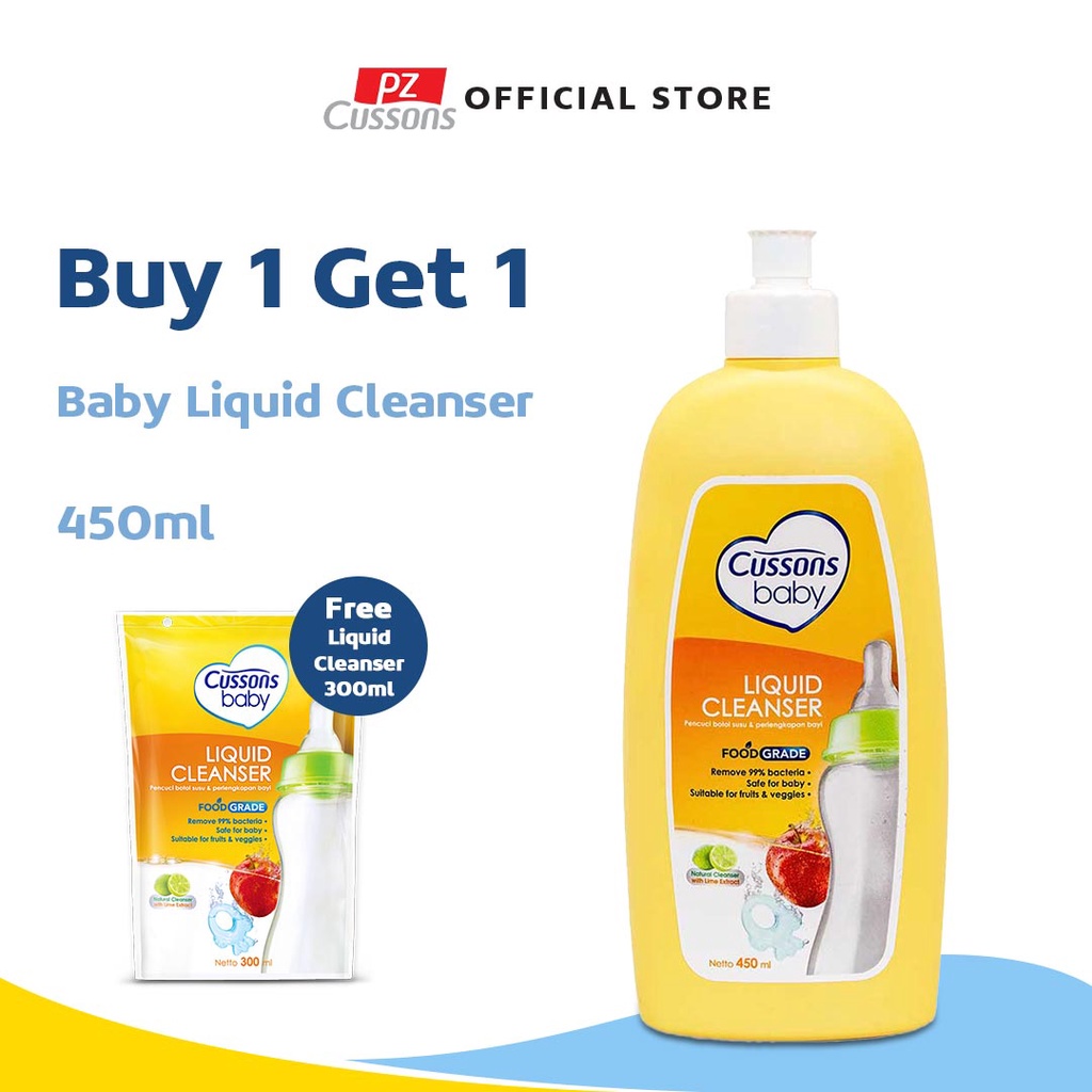 Jual Cussons Baby Liquid Cleanser - Pembersih Botol Bayi 450ml ...