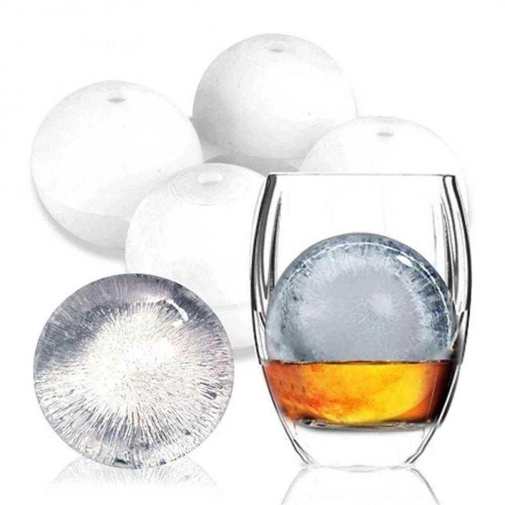 【 ELEGANT 】 Ice Ball Maker Round Ball DIY Membuat Es Bar Pesta Untuk Rumah Whiskey Ice Cube Tray