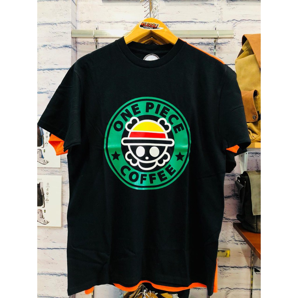 Kaos Anime Onepiece Coffee Black