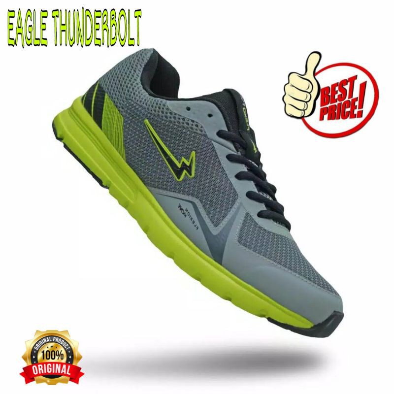 SEPATU RUNNING PRIA DEWASA - EAGLE THUNDERBOLT ORIGINAL