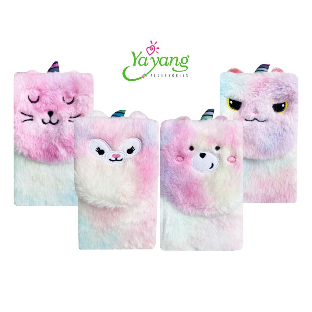 YAYANG Tas Selempang Bulu  - Tas HP Anak Perempuan Wanita Mini Import - NTS0624