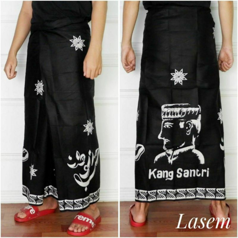 SARUNG BATIK MOTIF KANG SANTRI KHAS PEKALONGAN/SARUNG BATIK PRIA PEKALONGAN