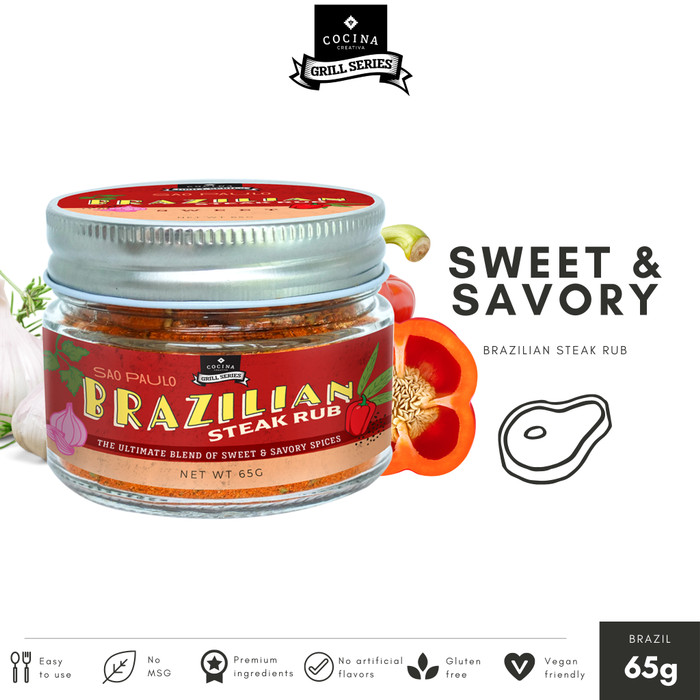 

Roxx.ea - .ea - .ea - Cocina Creativa Brazilian Steak Rub - Grill Series - Bumbu Masak