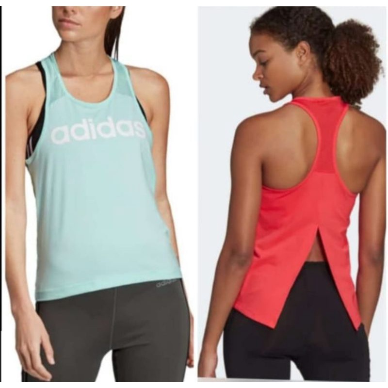 Tanktop Adidas Senam Wanita Zumba, Aerobik Yoga , Gym  Olah Raga , Fitness Original Branded