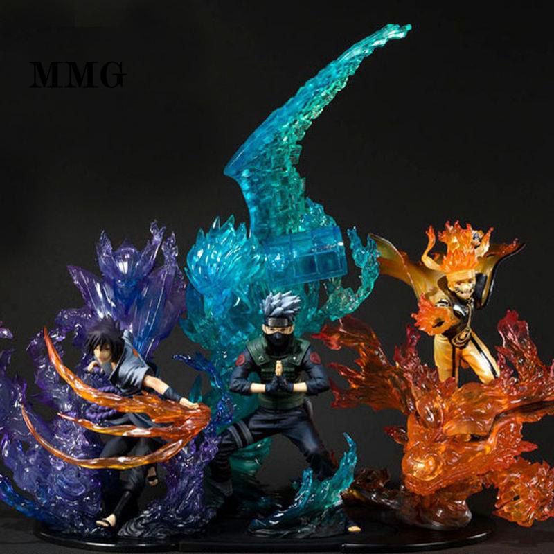 action figure koleksi Naruto shippuden 32 uzumaki naruto kakashi hatake uciha sasuke itachi namikaze