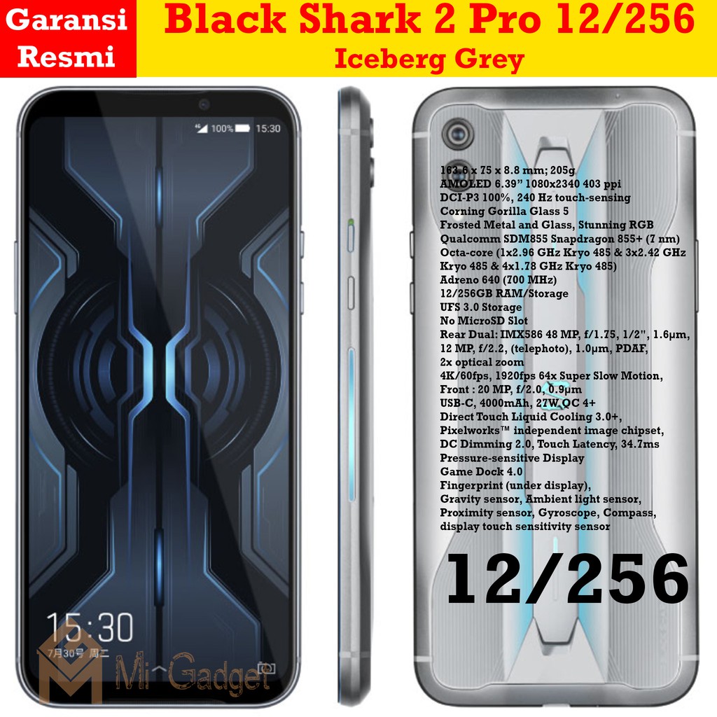 Blackshark 2 Pro Black Shark 2 Pro 12/256 Garansi Resmi 1