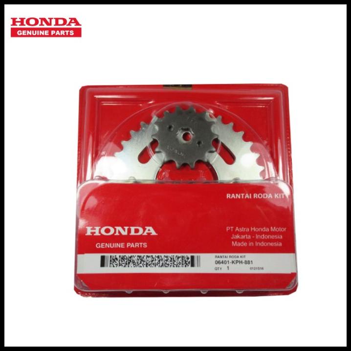 Gear Set Chain Kit Girset Karisma Supra X 125 Ahm Original