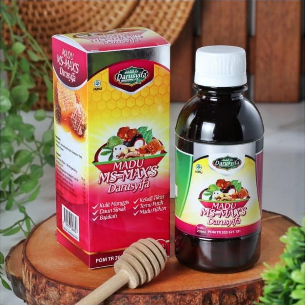 Madu MS Max's / Maxs 6 in 1 Darusyifa Asma Asama Urat Kolestrol Paru-Paru TBS Bisa Cod