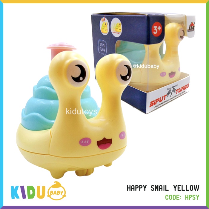 Mainan Anak Siput Turbo Berjalan Happy Snail Kidu Baby