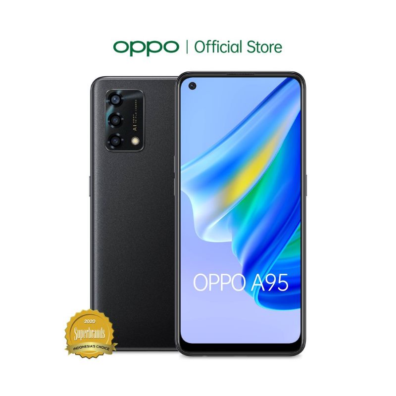 OPPO A95 RAM 8+5 .ROM 128GB GARANSI OPPO 1 TAHUN RESMI. SEGEL PABRIK