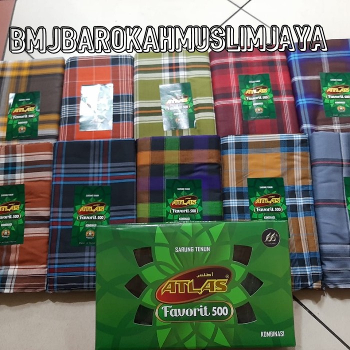 Sarung Atlas Favorit 500/Atlas Faforit 500 /Sarung Dewasa Atlas