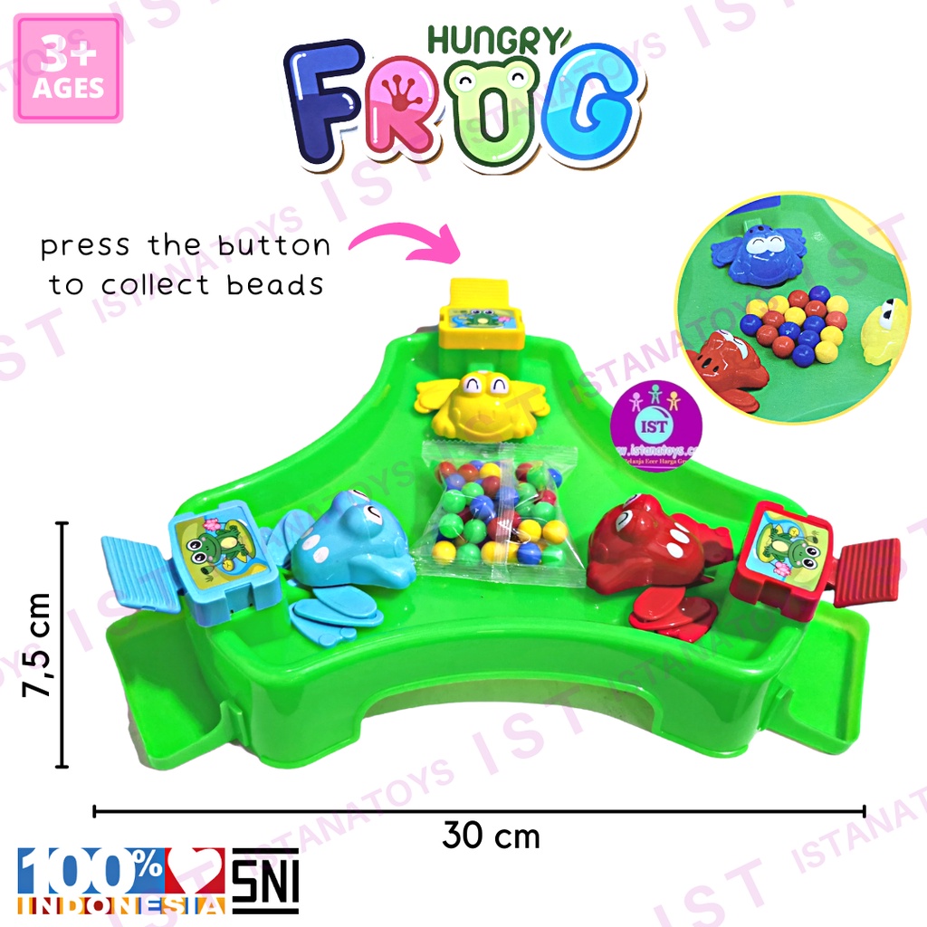 MWN Mainan Edukasi Anak Hungry Frog SH 296