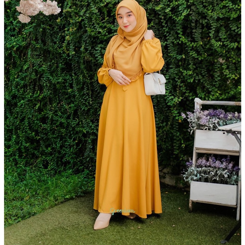 Greenism Gamis Maisara Quality Premium Syari'i Dress