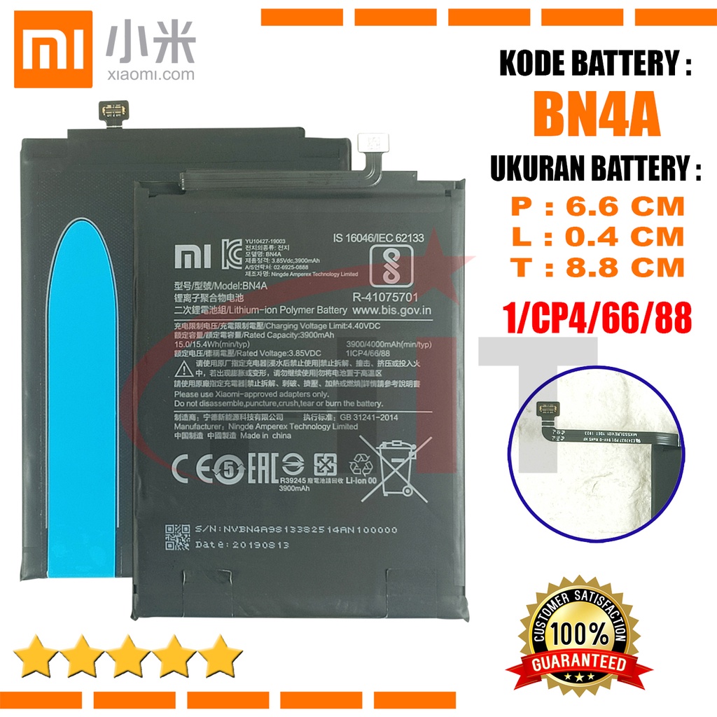 Baterai Battery Original BN4A Xiaomi Redmi Note 7 / Note 7 Pro