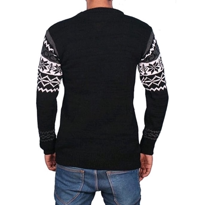 pojoksweater.id - Sweater Rajut Blacky Tribal Kualitas Terbaik