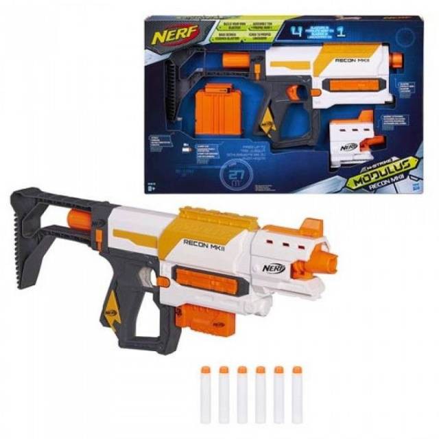 NERF N-STRIKE MODULUS RECON MKII - MAINAN PISTOL ANAK ORIGINAL