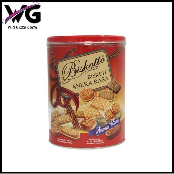 Makanan Ringan Gurih Biskotto Biskuit Aneka Rasa 600gr