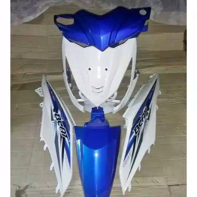 Full body halus Honda Beat Fi 2013-2015 Biru putih