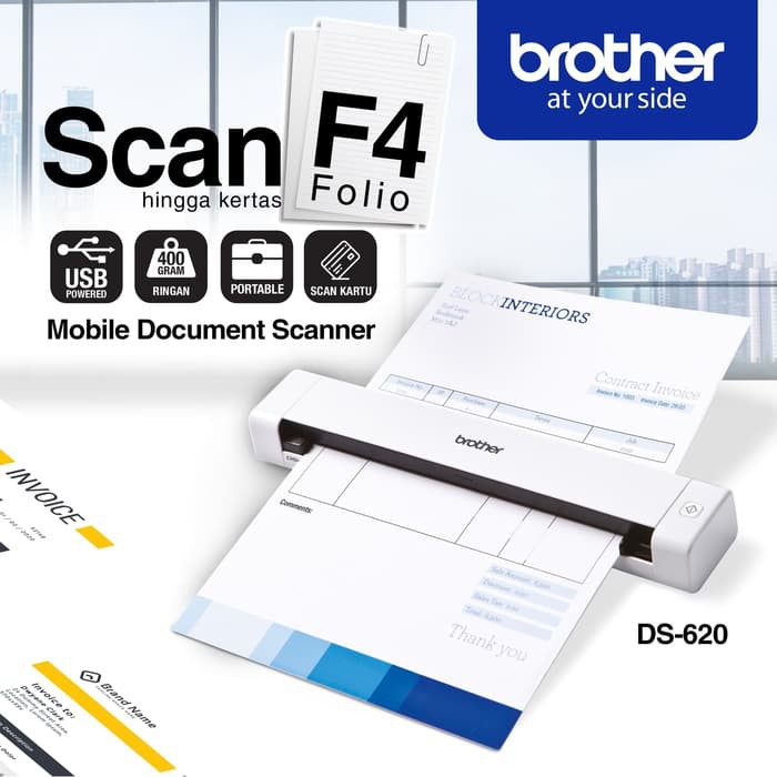 Brother Scanner Portable Ds 620 Mobile Color Page Ds620 Mesin Scanner Shopee Indonesia