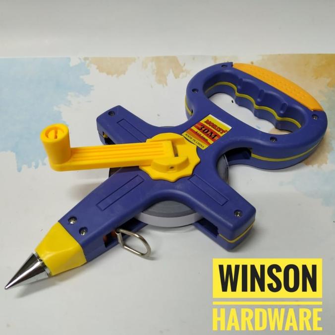 

Diskon MORITZ Meteran Tancap Rol Plat/Meteran Roll Gulung Gagang 30M 50M 100M Diskon