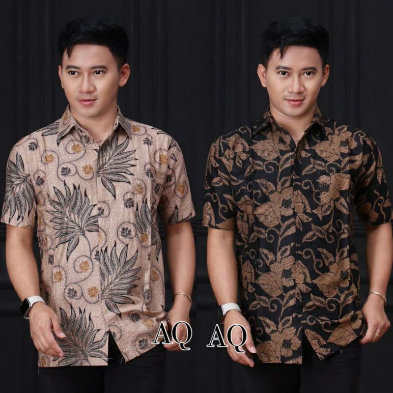 SERAGAM KERJA NEW ARRIVAL DISTRO BATIK PRIA BORDIR SOGAN HRBO26 BATIKAF NOTARTO BATIK