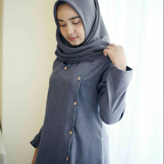 Casa Blouse Vanilla Hijab (Jeans S)
