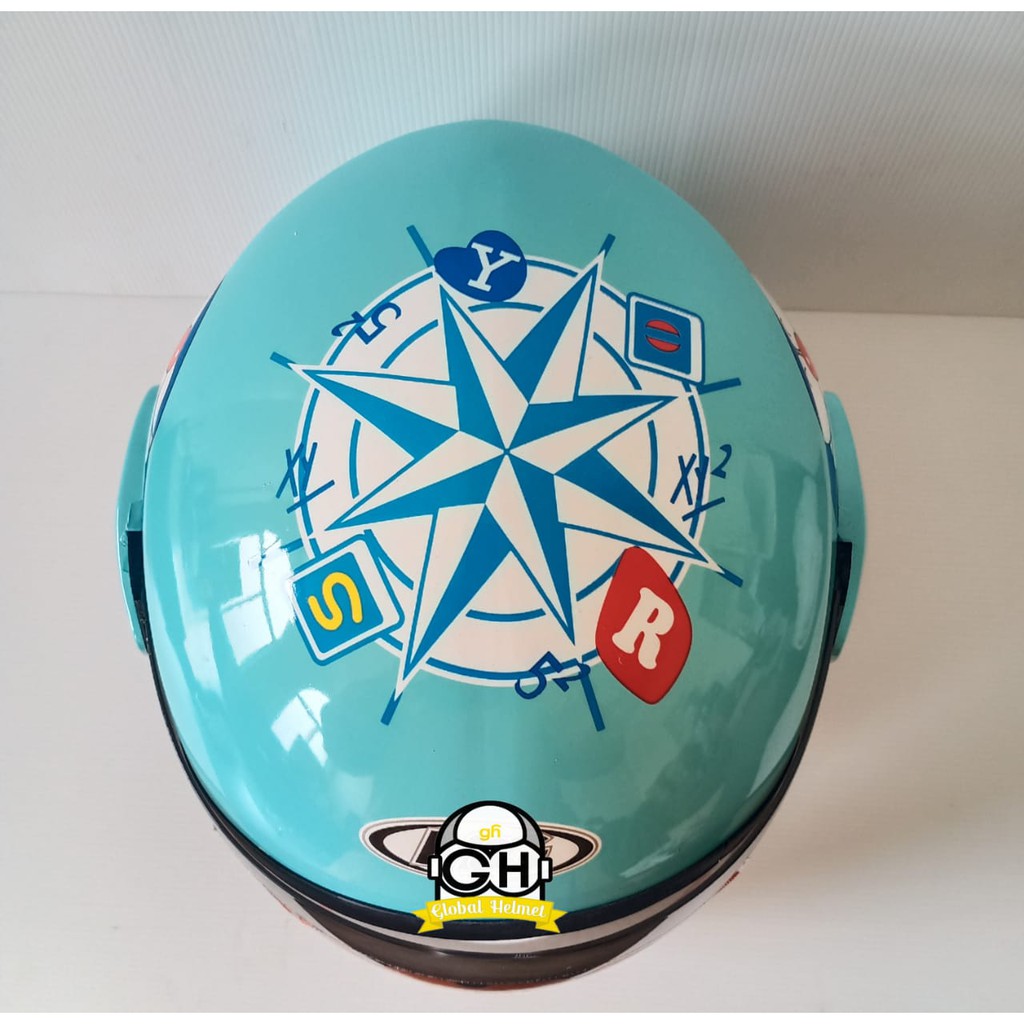 HELM EVOLUTION DORAEMON TOSCA HALF FACE MODEL GM EVO