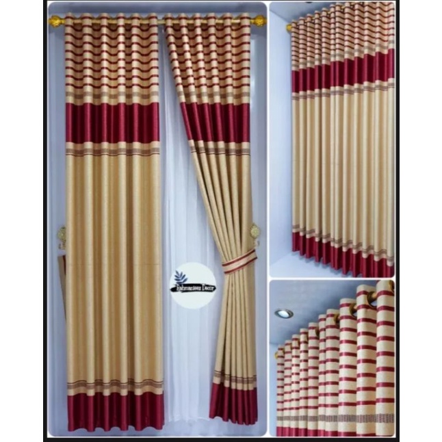 gorden impor minimalis pintu korden kolongan gorden kusen jendela pintu kamar PROMO PUNCAK BIGG SEL 