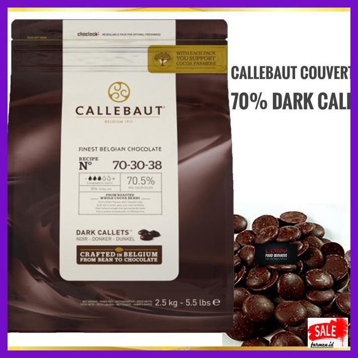 

SAKMACOKLAT- CALLEBAUT 7030 DARK CHOCOLATE 70% 250GR -MAKANAN-MINUMAN.