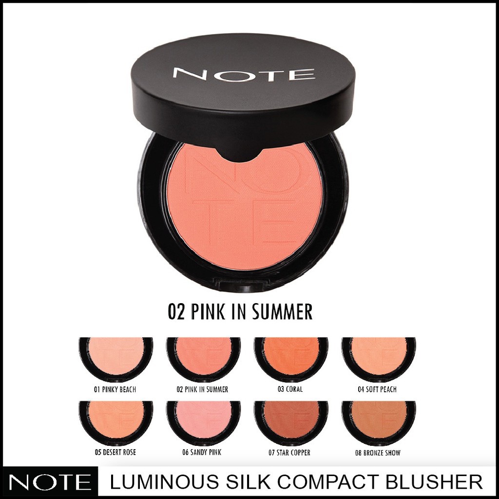 (FREE PRODUCT) NOTE Luminous Silk Compact Blusher / Blush On
