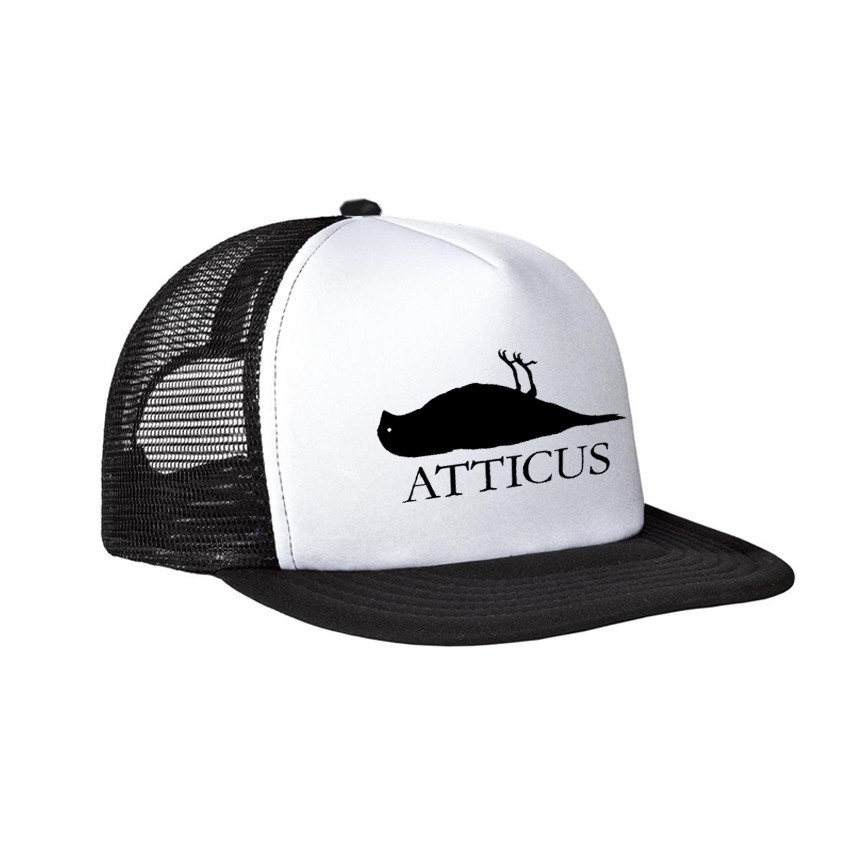 Topi Pria  Topi Snapback Jaring ATTICUS Black