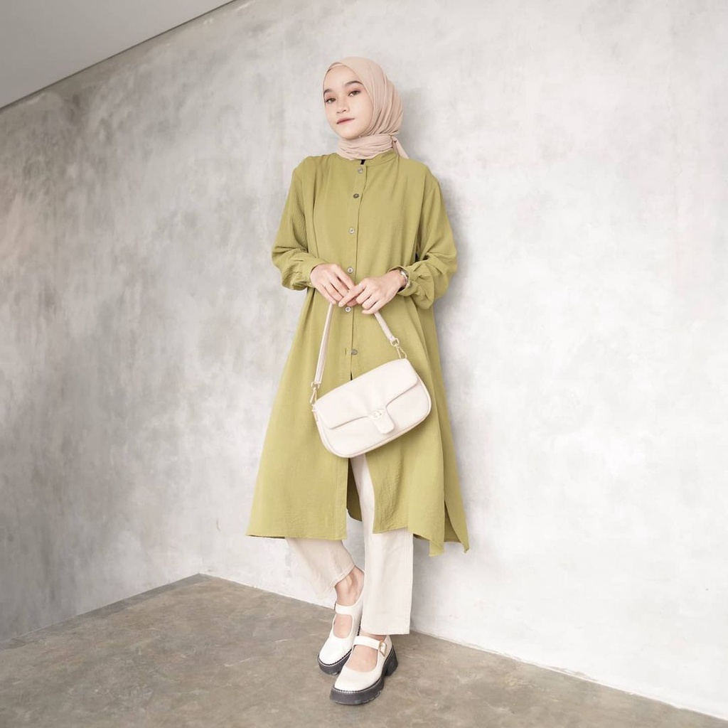 TUNIK WANITA TERBARU - BAJU ATASAN WANITA - TUNIK REMAJA KEKINIAN 2021 - TUNIK JUMBO - OUTFIT TUNIK