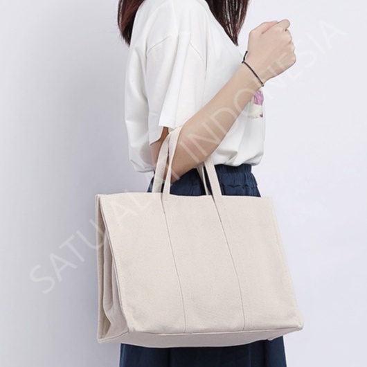 SATU ALAT Hand Bag PUDJI 100% Canvas Premium Tebal Tas Kanvas